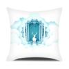Beautiful Night Sky Printed Throw Pillow Cover With Short Plush Print Living Room Sofa Decoration Cushion Cover Pillow Covers