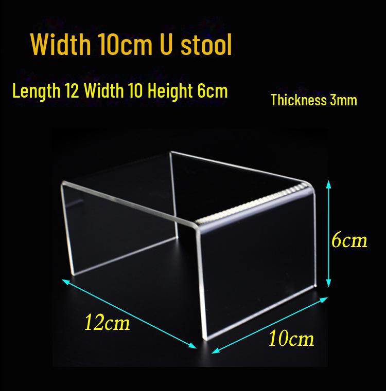 Transparent Acrylic Shoe Display Rack for Adult & Children's Shoes