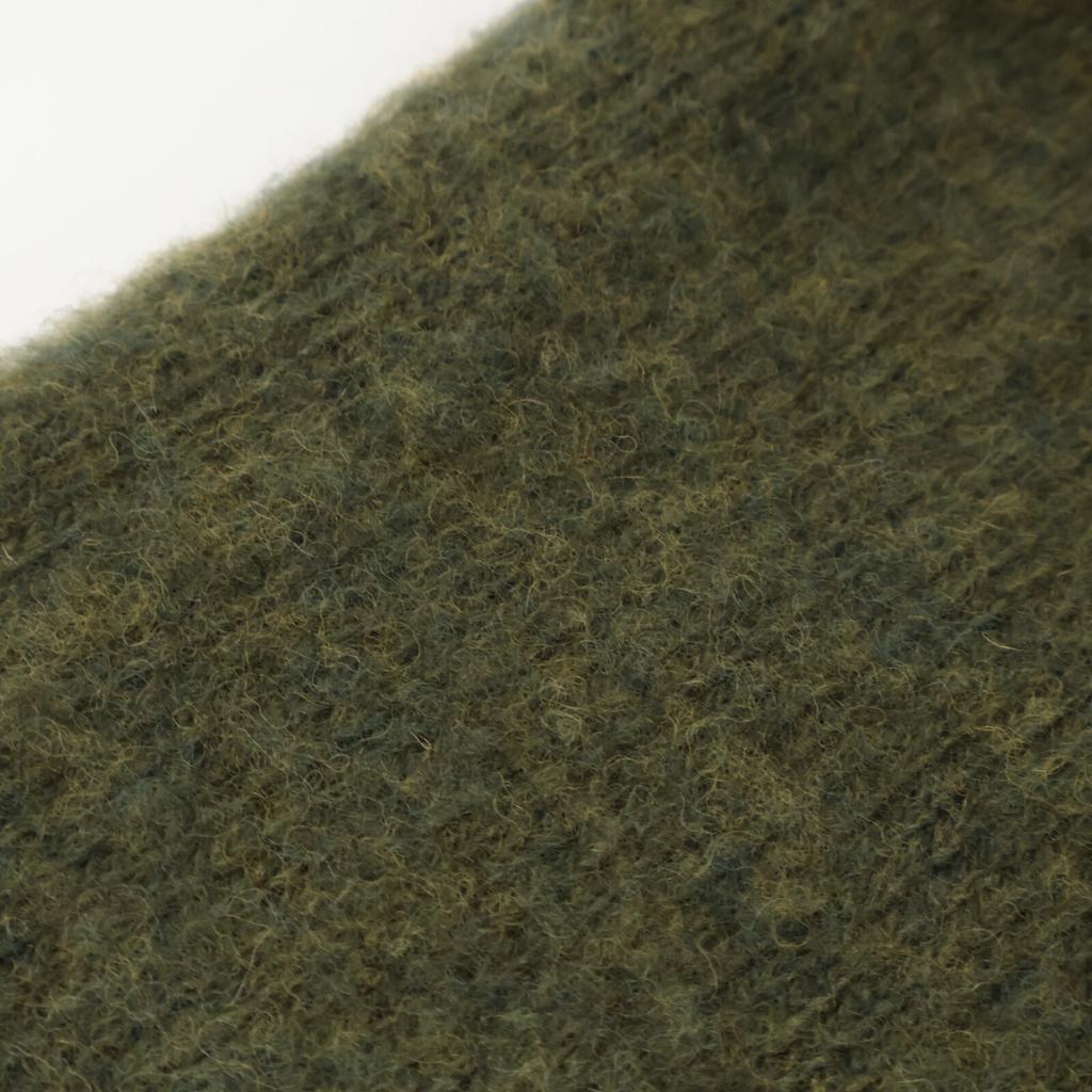 TAO COMME des GARCONS [xINVERALLAN] Green Fair Isle Wool Ribbed Knit Sweater tops M Green x purpleUsed