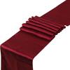 Runner da Tavolo Fasce Elegante Tinta Unita Raso Copritavolo per Casa Matrimonio Banchetto Festa Festival Catering Decorazione Tavolo MYY