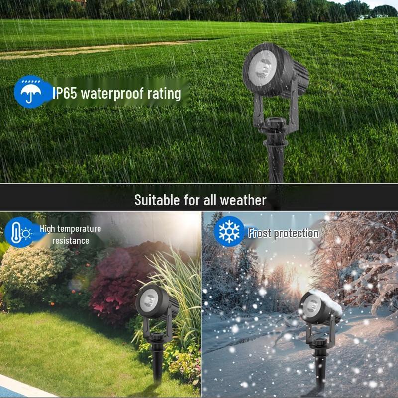 Nufeng Outdoor Solar RGB Spotlights - 6-Light Kit