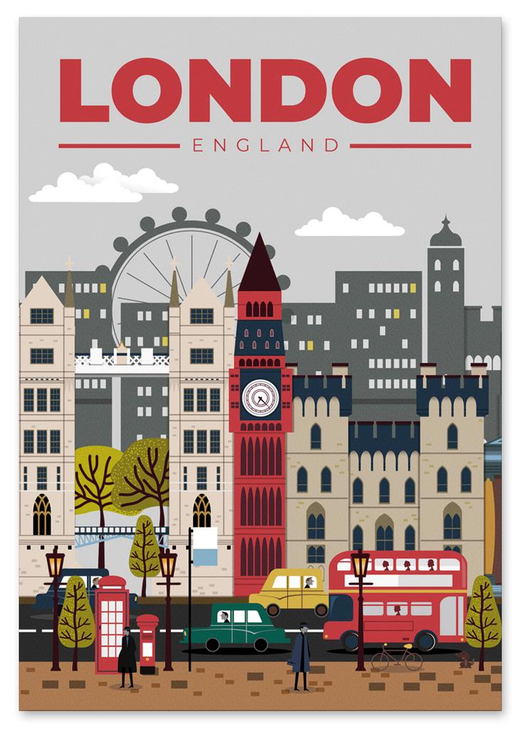 Poster London Illustration