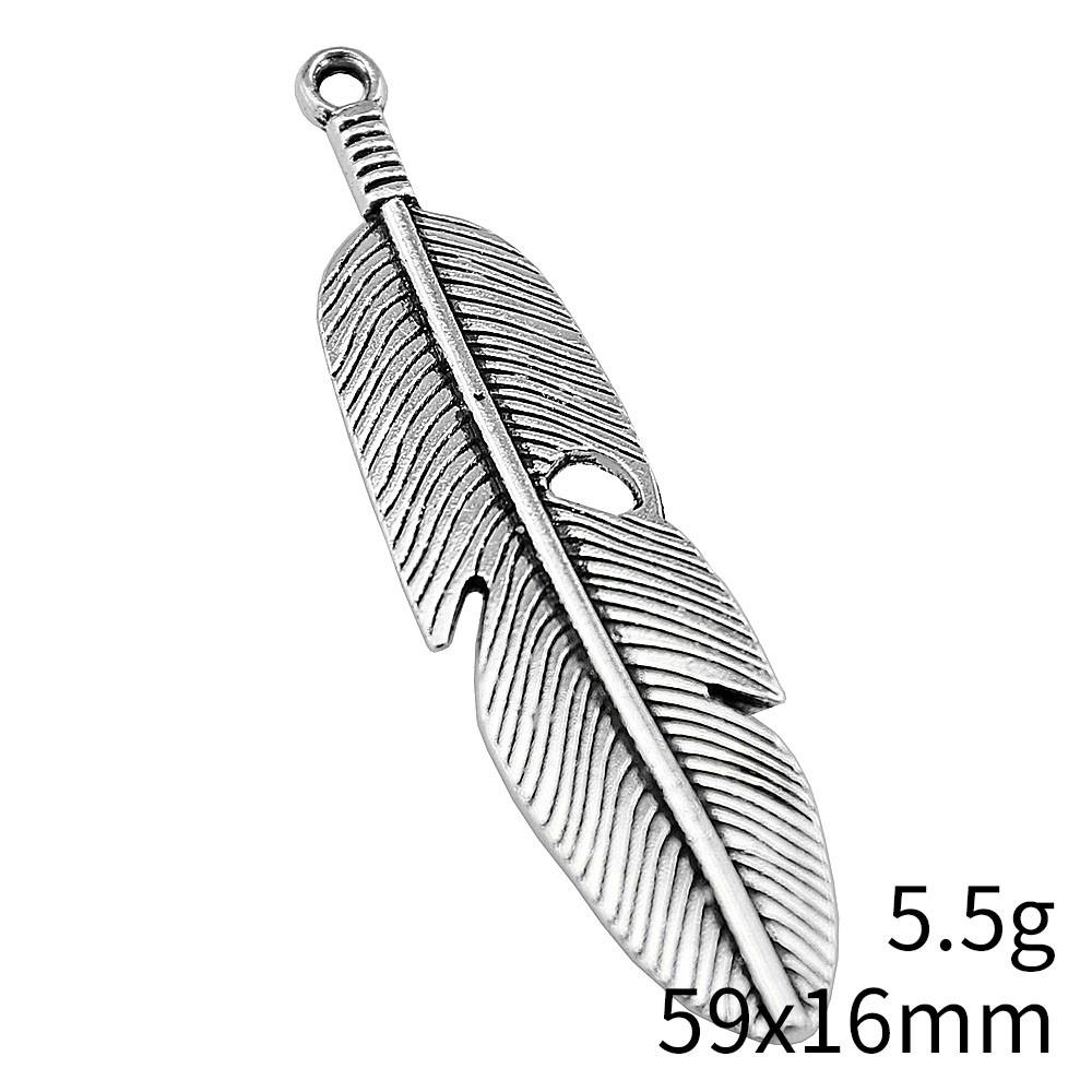 NewArrivals Charms Jewerly Making Feathers Leaf Charms Pendant Ornaments For Home Car Pendant