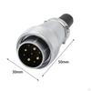 Aviation Connector Male Female Plug Waterproof Metal Electrical for