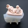 1 st 3d Sovande Baby Silikonform Choklad Godis Fondant Form Handgjord Tvål Ljus Gips Harts Tillverkningsverktyg