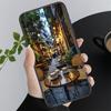 Phone Case For Samsung A55 A16 A56 A36 A35 A15 A53 A54 A33 A34 A25 A05S A52 A52S A14 A26 A71 Coffee Cafe night Aesthetic