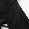 Chanel [Domestic Regular] 02A P20193 Fur Denim Coat 36 blackUsed
