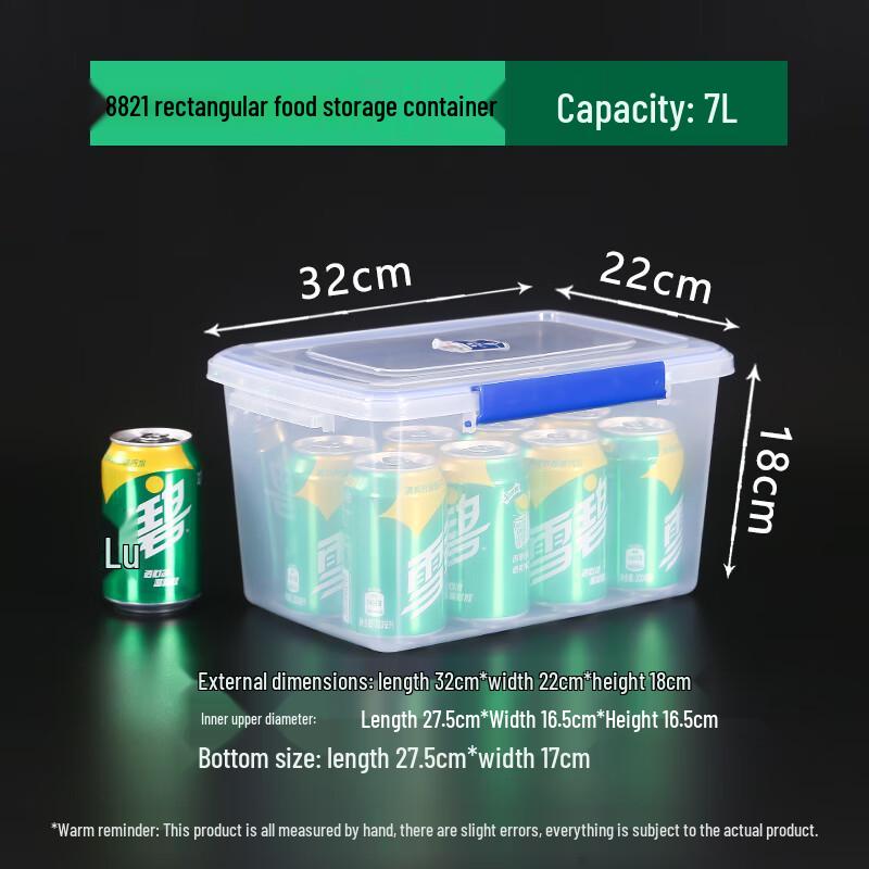 Zhaoran Transparent Rectangular Plastic Food Storage Container