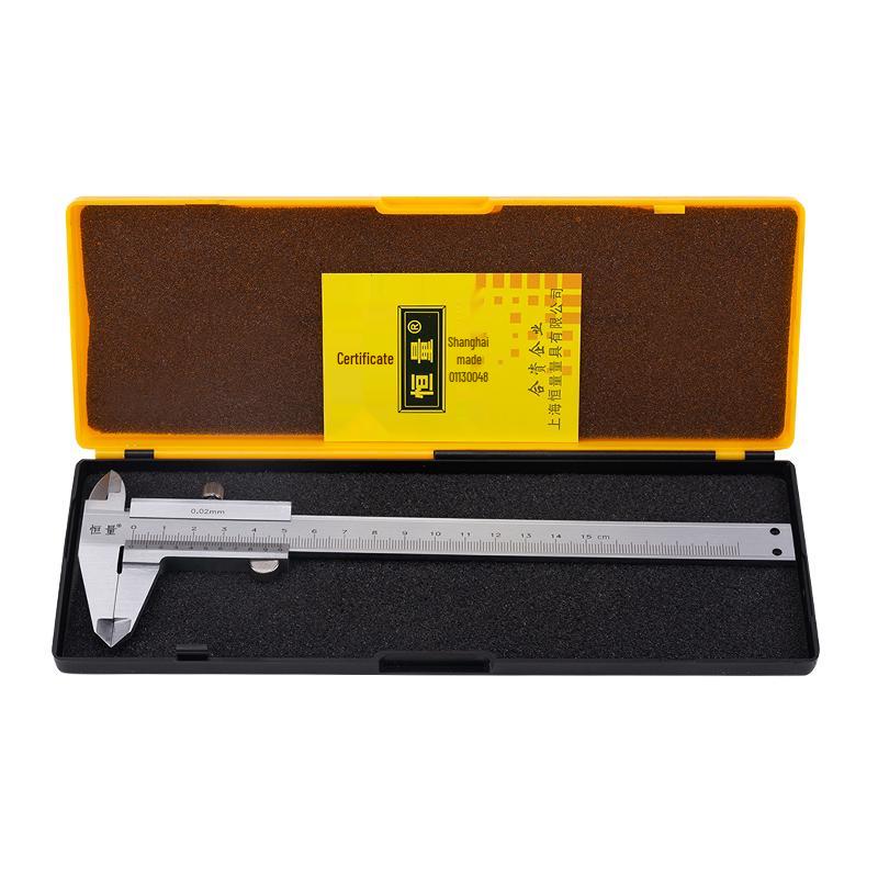 High Precision Industrial Vernier Caliper 0-150/200/300mm for Inner, Outer, and Depth Measurements
