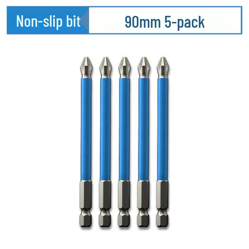 Rutschfestes Magnetisches Bit-Set für Kreuzschlitz- & Torx-Akkuschrauber - Extra Lang & Hohe Härte