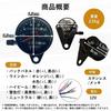 RiNan. Motorsykkel Speedometer Mekanisk LED 140 km Universell Svart x Gul