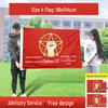 Customizable Outdoor Advertising Flags for World Cup: Water-filled Base, Thickened Design, Vibrant Colors