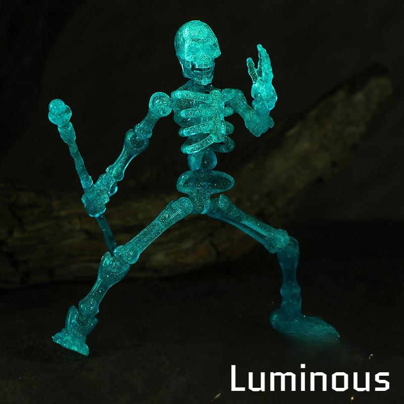 Magnetick Trojrozměrn Hračka Na Sestavení Modelu Lebky Vícečlnkov Dekorace Z Lebky A Kostí Akční Figurky Anime Hra