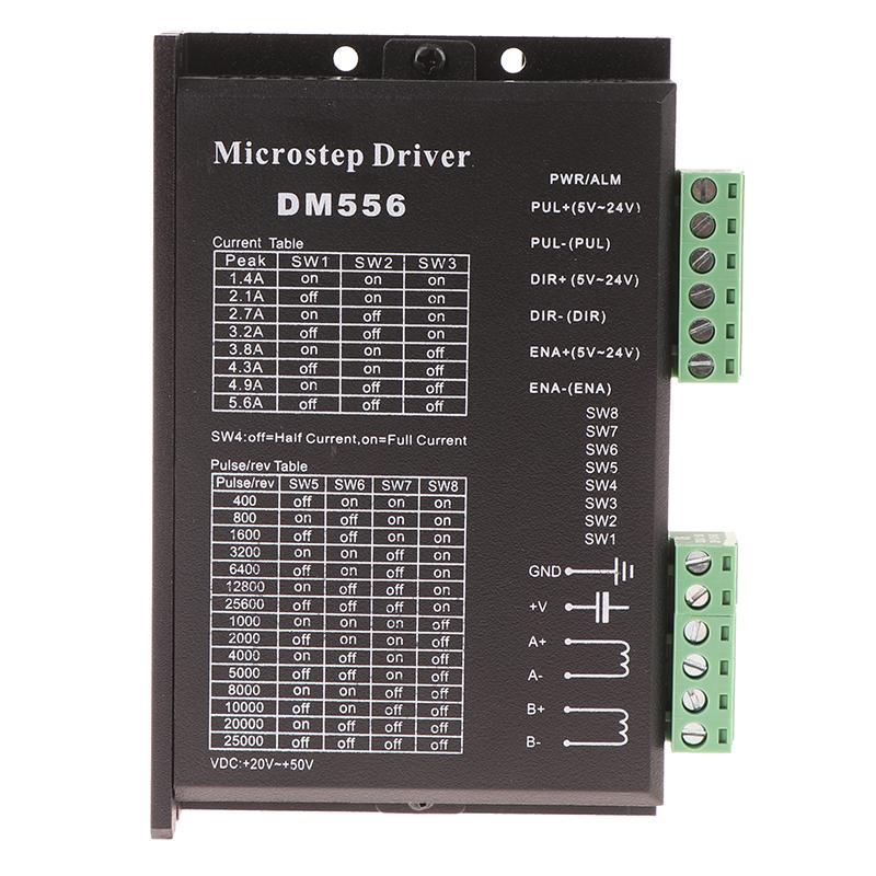 DM542/556/860 DSP Digital Stepper Motor Driver 2 Phase 20-50V DC 1-5.6A For 42 57 86 Stepper Motor Nema17/23 Stepper Motor