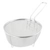 Lightweight and Compact Stainless Steel Deep Fry Basket for Easy Storage