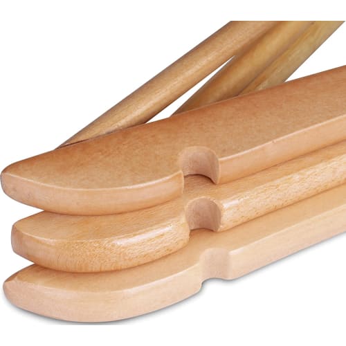 Support Japanese Small and Medium-Sized Businesses with Wooden Clothes Hangers, Non-Slip Clothes Hangers with Shoulder Indentations for Suits and Jack