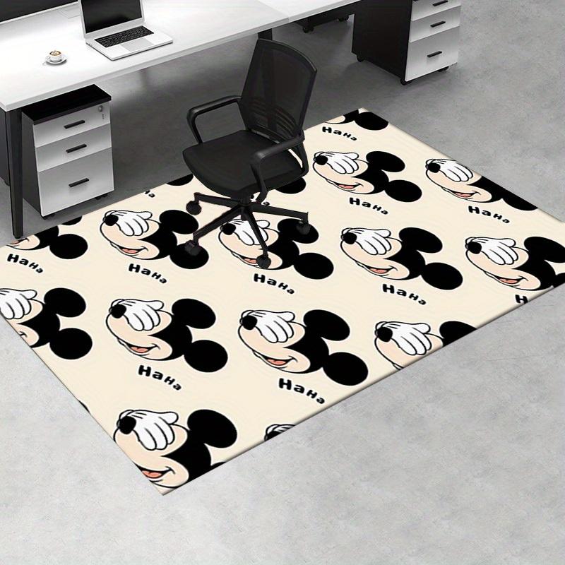 Mickey Mouse,Laughing,Pattern Office Carpet Soft Polyester Entrance Carpet Washable Non-slip Machine Washable Indoor Carpet Living Room Bedr