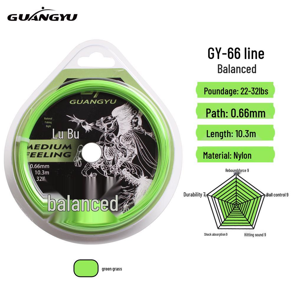 High-Durability Elastic Competition Badminton Racket String for Professional and Club Training