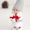 Nordica Nisse Christmas Wooden Doll Heartful Santa Silent Night White X Red