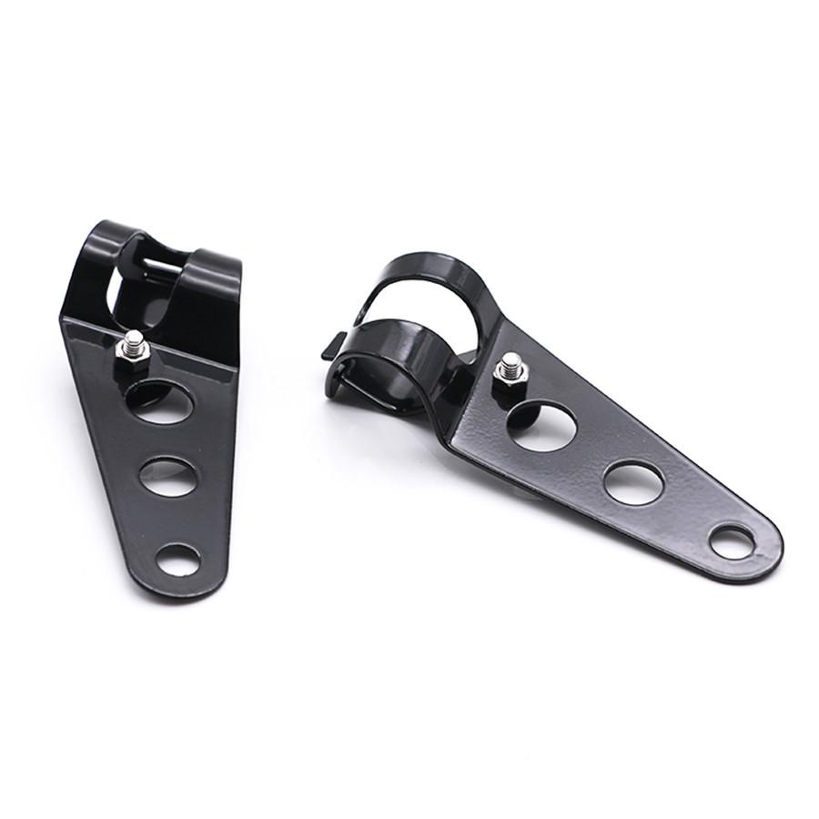 Dc12V 35W Retro Motorcycles Bikes Head Lamp Lampshade Grill Cover+Metat Bracket