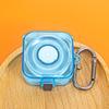 Clear Flexible Case with Carabiner Protector Cover for Rings Charger Shell Dustproof Charging Case Cover