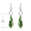 Art Earrings for Women Teen Girls Mom Sister, Murano Glass Baroque Art Glazed Waterdrop Dangle Earring Jewelry Gifts for Her
