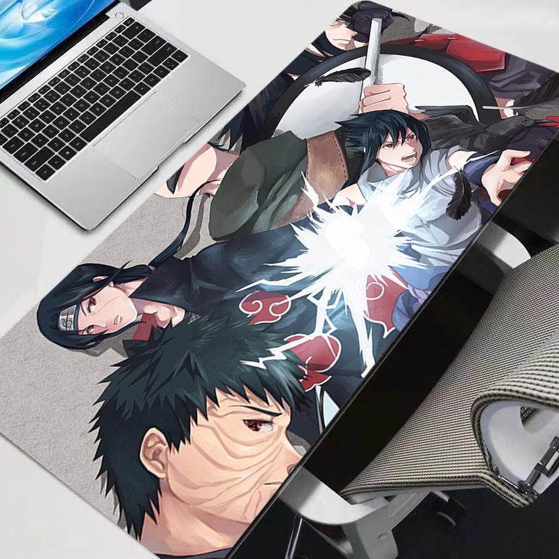 Uchiha Itachi Madara NNaruto Uzumaki Mouse Pad Larger XXL Speed Mini Pc Computer Keyboard Desk Mat Gaming Accessories Mousepad
