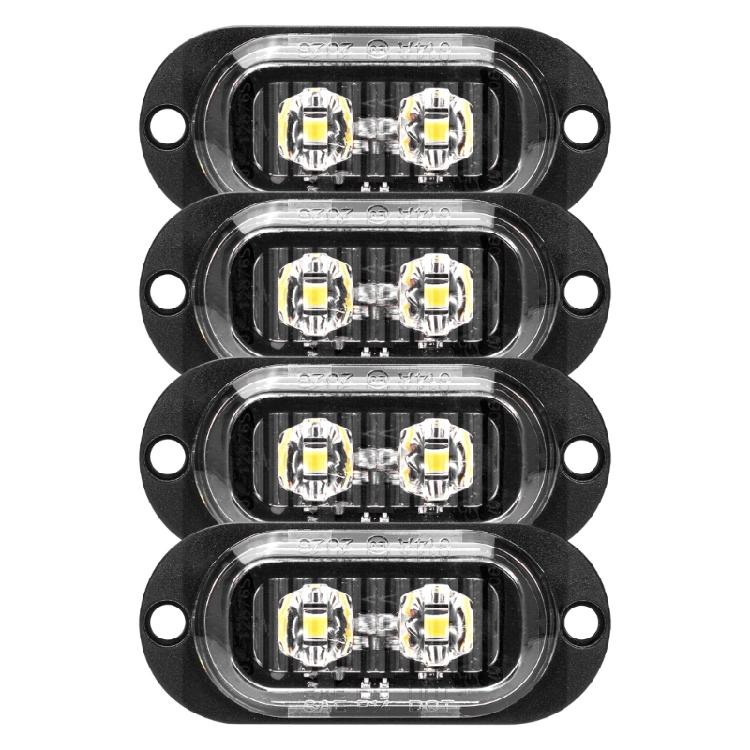 LED Strips Side Marker Lamp For Heavy Vehicles 12V-24V System Shock Resistant Lens Technology Safety Enhancement Light