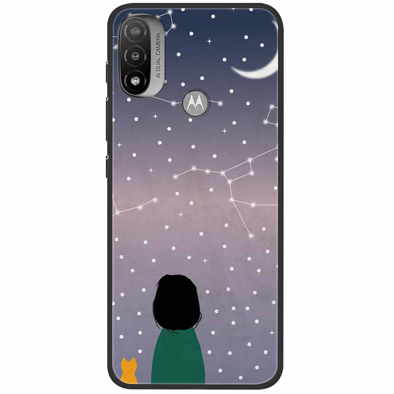 Custodia protettiva per Motorola Moto E20/MOTO E30/moto E40, anello titolare di grado militare, in silicone antiurto, resistente e resistente per Moto E20/Moto E30/Moto E40, nero