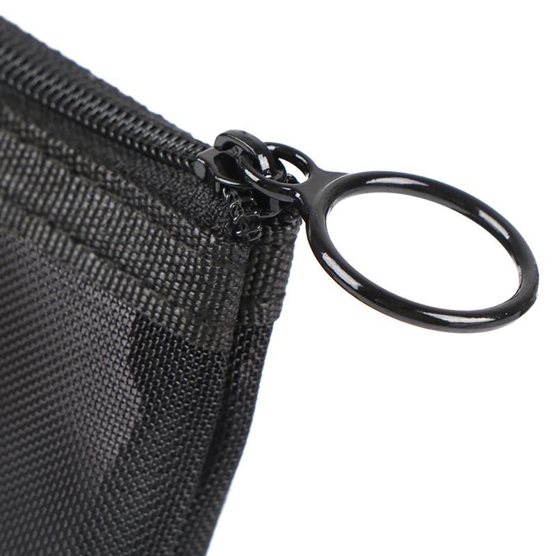 Geantă de machiaj cu plasă, organizator, husă de depozitare, cu fermoar, articole de toaletă, geantă cosmetică de călătorie