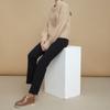 Baiyu Women Milk Fleece Bonded Pants Set Tbbw