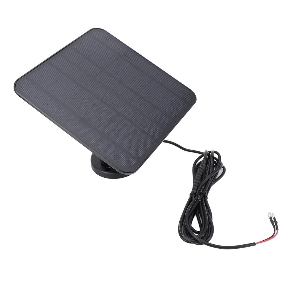 6V 5W Solarpanel für Video-Türklingel IP65 Wasserfest mit 9,8ft Kabel 360 Grad Verstellbare Halterung Außen