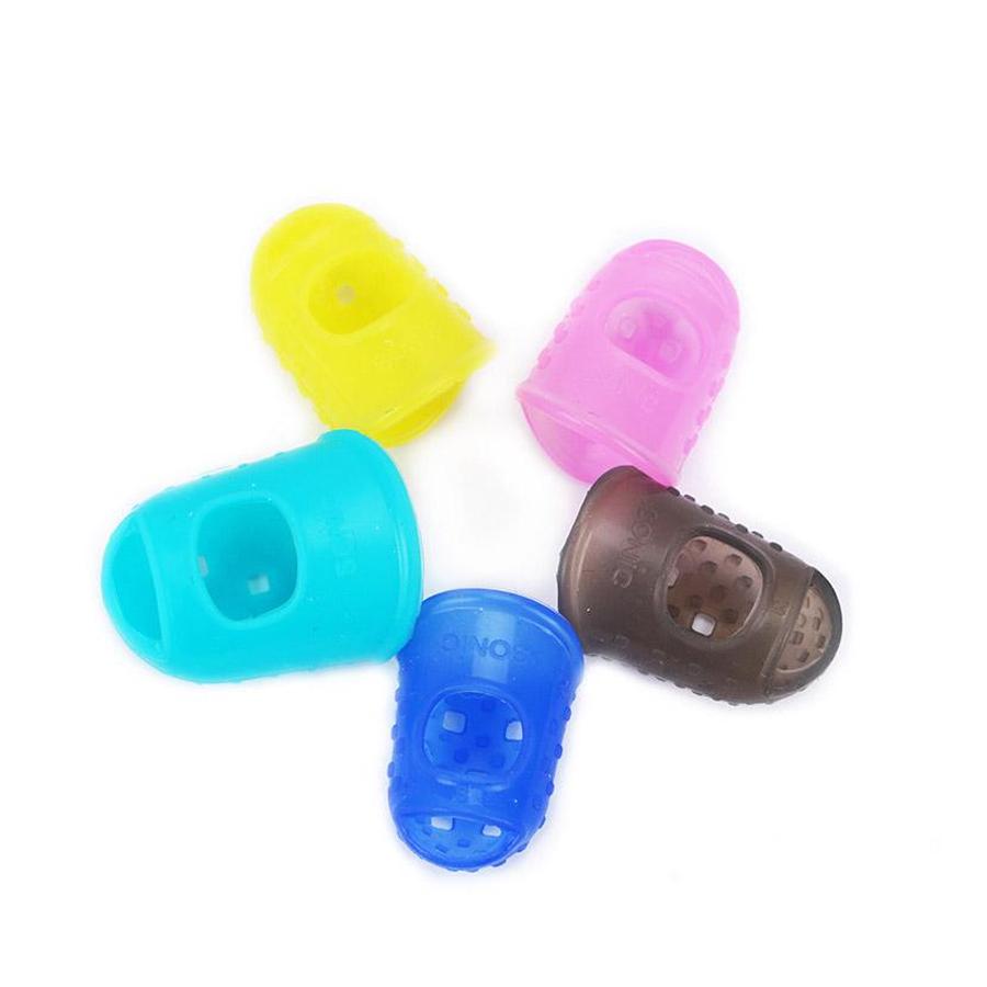 10pcs Guitar Finger Cots Bass Ukulele String Instrument Finger Guard for Daily Practice Pressing Strings Stage Performance XJM
