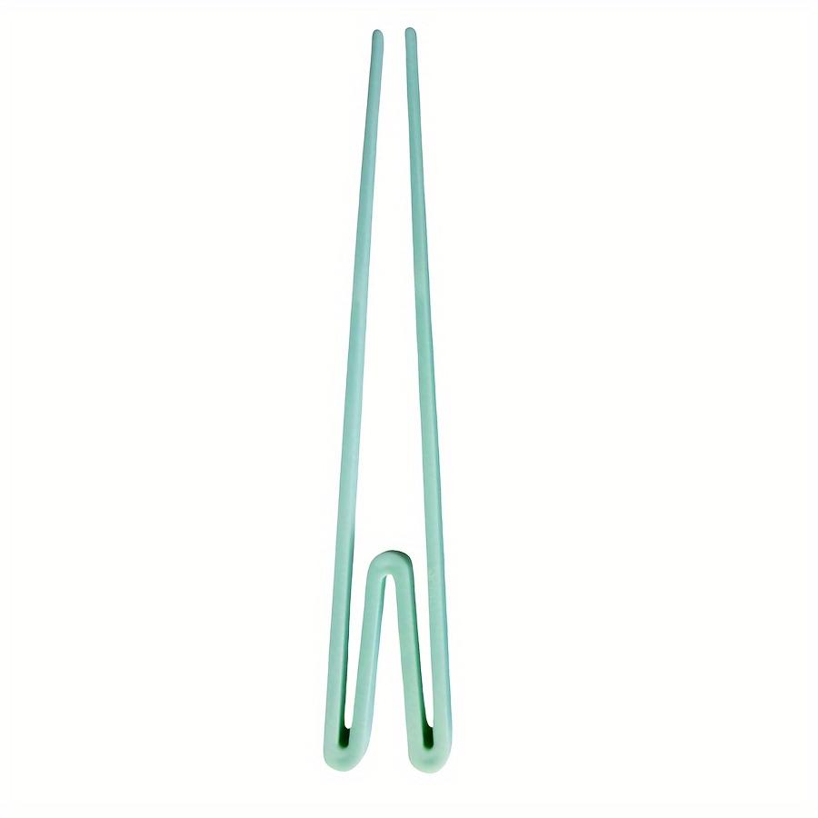 

Durable Plastic 1 Reusable Training Chopstick - A Quick Assistant for Beginners and Enthusiasts, Catering Service Equipment зелений