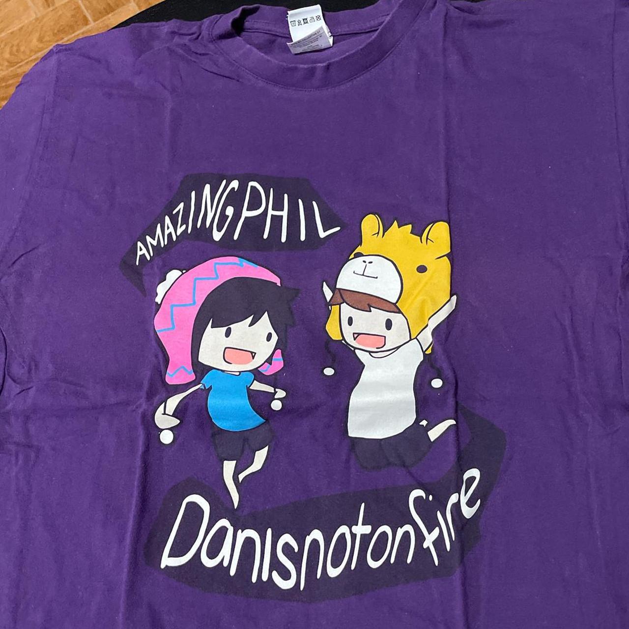 NEW Collection Dan and Phil Gift For Fan Purple All Size Shirt Unisex T-Shirt S