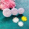 3pcs Sugarcraft Cake Decorating Tools Fondant Plunger Cutters Tools Cookie Biscuit Cake Snowflake Mold Set Baking Accessories