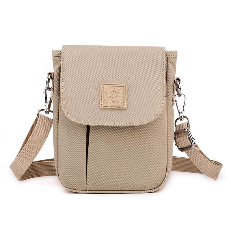 Women's bag new versatile women's shoulder bag, waterproof nylon mother bag, casual women's messenger mobile phone bag