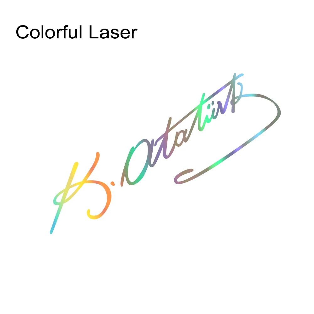 Signature Ataturk Creative Car Sticker Vinyl Scratch Resistant Decals Universal Auto Styling Exterior Decoration Accessories