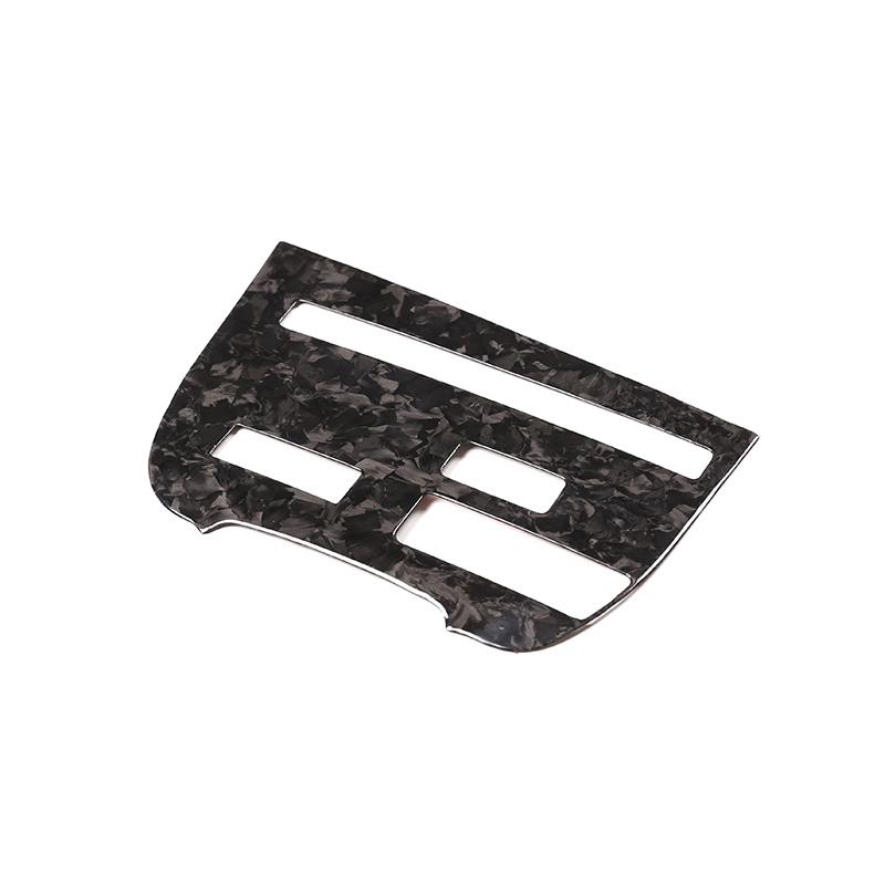For Nissan GTR R35 2008-2016 Real Carbon Fiber Interior Paste Central Control CD Multimedia Panel Decorate Frame Car Accessories