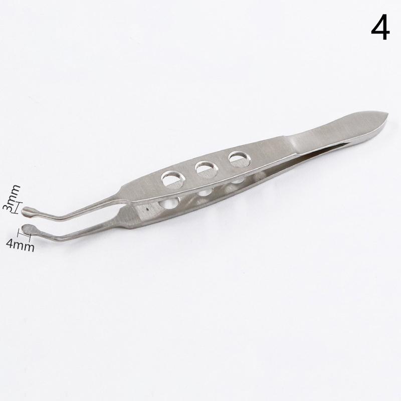 Meibomian Massage Tweezers Eye Surgery Clamp Gland Flap Eyelid Forceps Stainless Steel Titanium Alloy Eyelid Surgery Tool
