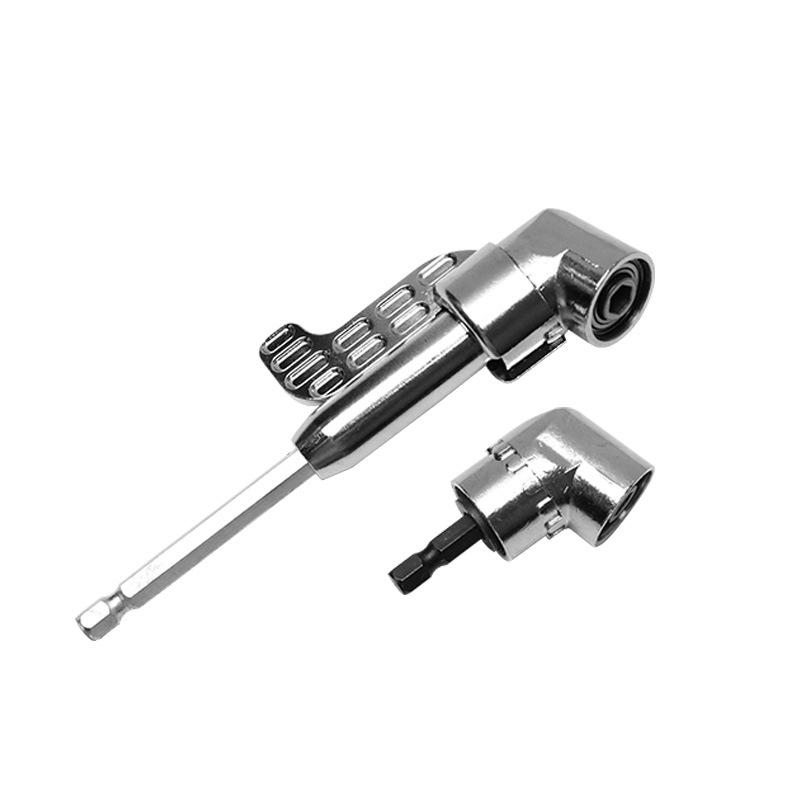 105° Corner Adapter with Handle, Right Angle Screwdriver Bit, Socket, Multi-Function Bit, and Universal Joint