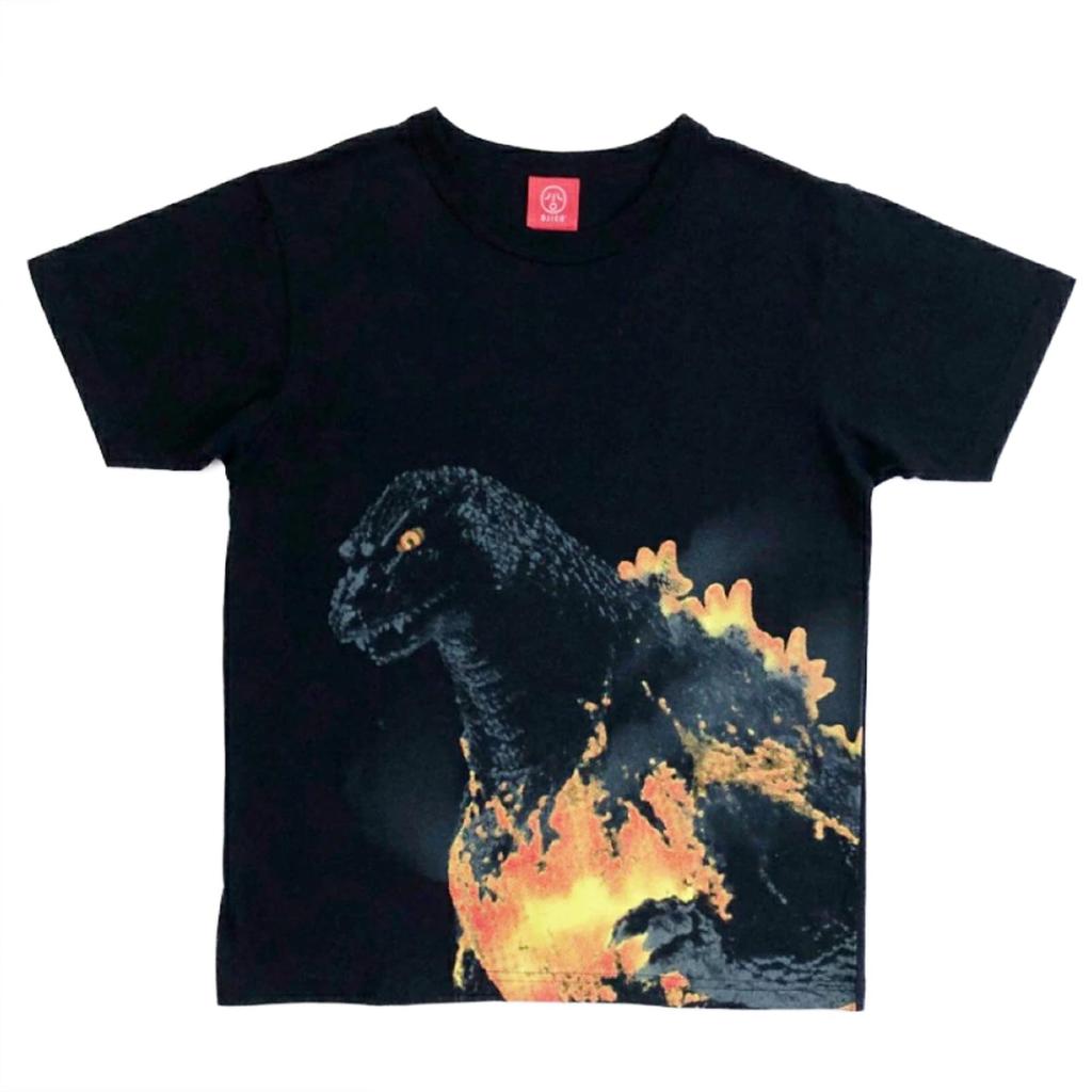Made in Japan Short Sleeve Godzilla OJICO 2025 Collaboration Unisex L Kids Women Men Black Short Sleeve T-Shirt (1995) T-Shirt [Official]