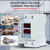 63A 220V Din Rail   Over Voltage and Under Voltage  ive Device  or Relay Over Current   Home Usage Dual LED Display