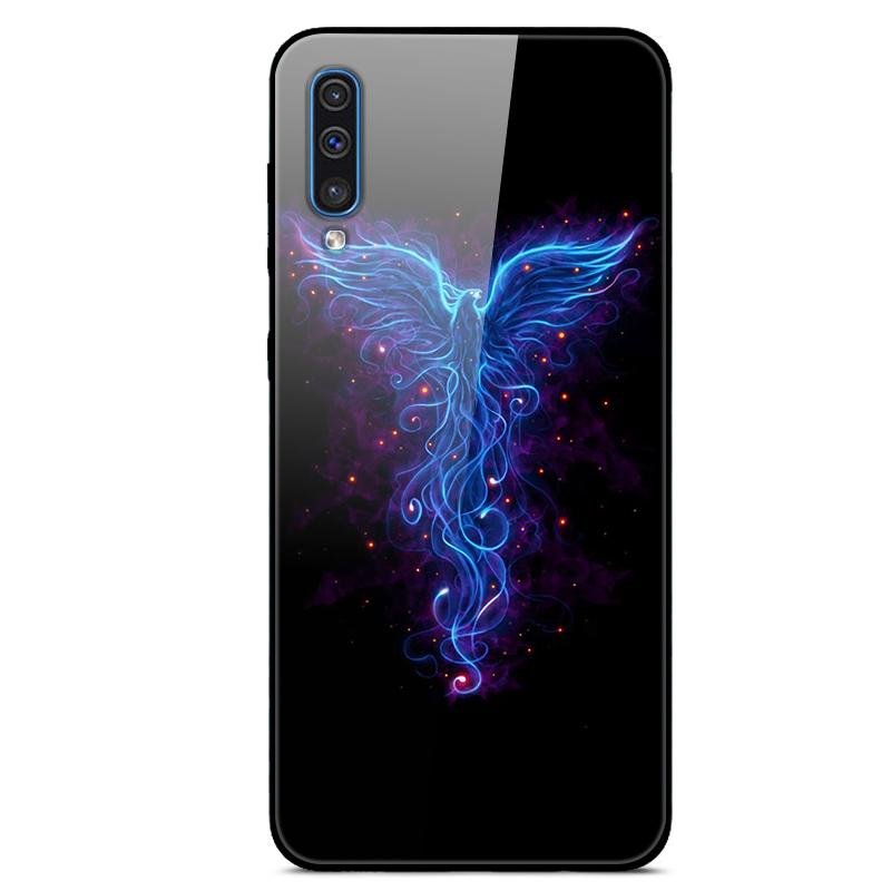 6.4" For Samsung Galaxy A30s A51 A50 Case A 30s Glass Back Cover Case For Samsung A30s A50 A70 A51 Case A 30 s A 51 Case Bumper