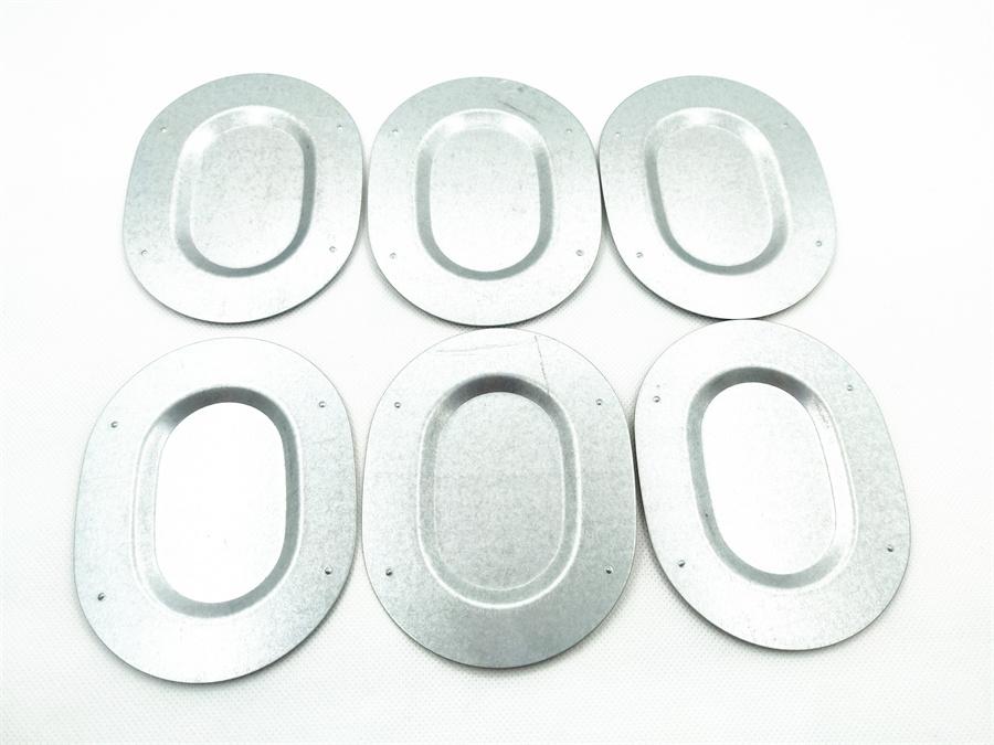 6pc Metal trunk drain plug Plate Covers for Chevelle 1967-77 Body