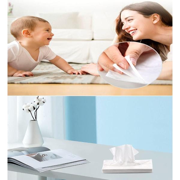 Car Tissue Refills, Facial Tissues For Car Sun Visor, Napkin Refills For Auto Visor Tissue Holder, Ultra Soft Facial Tissue, 3-Ply, 30 Sheets Each