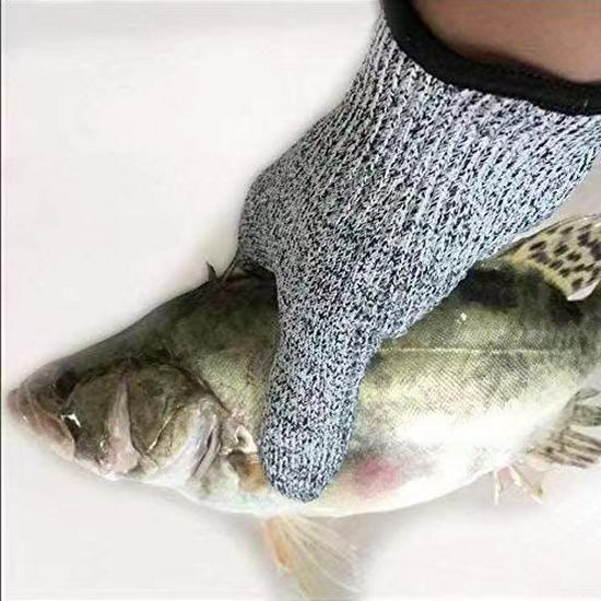 Schnittfeste Handschuhe Level 5: Verdickt, Stichfest, Rutschfest, Flexibel, Atmungsaktiv - Ideal zum Muschelsammeln, Gemüseschneiden und für den Umgang mit Fisch.