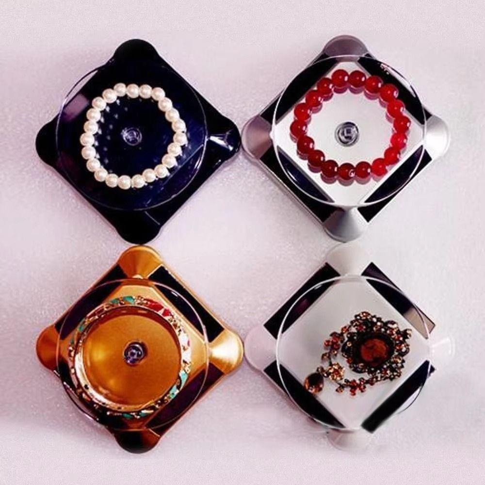 Displaying Watches Rotating Table Solar Power Turntable Designed Rotating Display Stand  For Shop