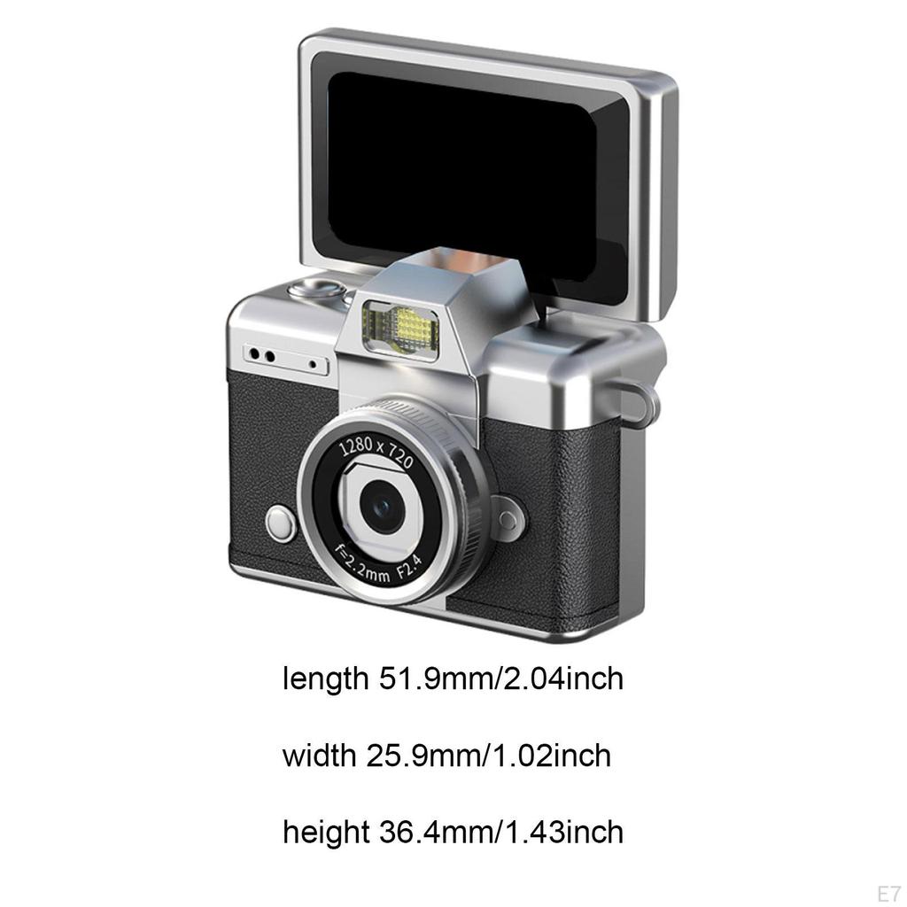 Mini Keychain Digital Camera Portable Vlogging for Kids Daily Concert