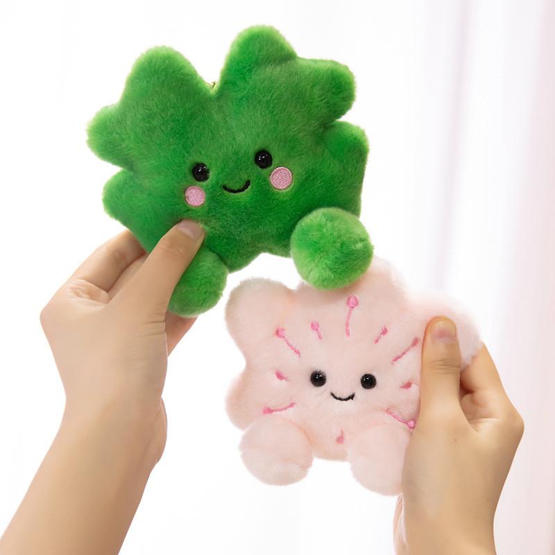 Plush Fruit Keychain With Soft Pp Cotton Filling For Bag Decor And Collectible Use